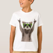 Funny racoon t-shirt (Voorkant)