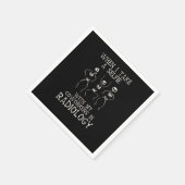 Funny Rad Tech Gifts Selfie in Radiology Radio Tec Servet (Hoek)