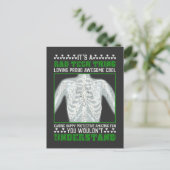 Funny Rad Tech Joke X-ray Radiologic Humor Briefkaart (Staand voorkant)