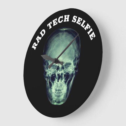 Funny Rad Tech Selfie Grote Klok (Hoek)