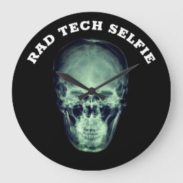 Funny Rad Tech Selfie Grote Klok