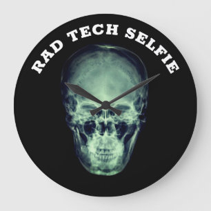 Funny Rad Tech Selfie Grote Klok