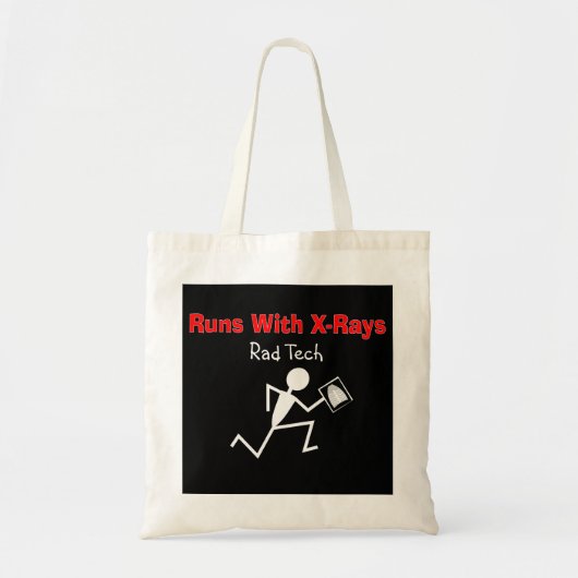 Funny Rad Tech Stickman Tote Bag (Voorkant)