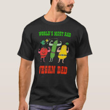 Funny RAD VEGAN DAD Vegetables Flexibele spieren