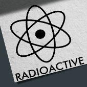 Funny Radioactive Novelty Rubberstempel