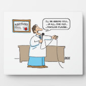 Funny Radiologist Karaoke Cartoon Radiology Kantoo Fotoplaat (Voorkant)