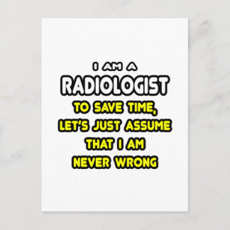 Funny Radiologist T-Shirts en Gifts Briefkaart