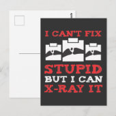 Funny Radiology Xray Botten Rad Tech Radiologist Briefkaart (Voorkant / Achterkant)