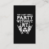 Funny Radiology Xray Party Rad Tech Radiologist Visitekaartje (Voorkant)
