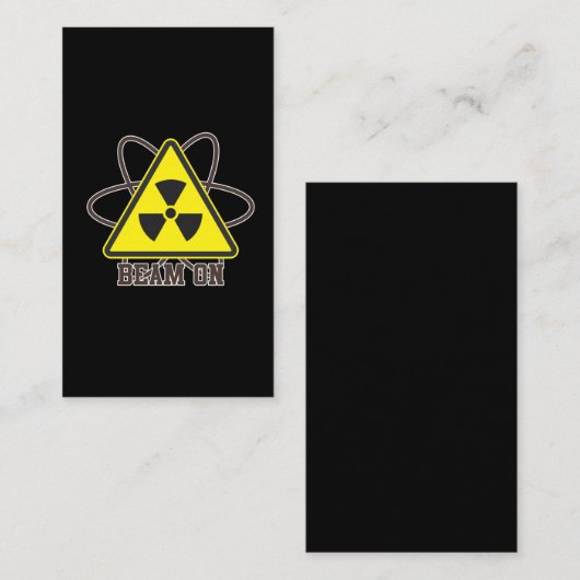 Funny Radiology Xray Radiation Rad Tech Visitekaartje (Voorkant / Achterkant)