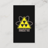 Funny Radiology Xray Radiation Rad Tech Visitekaartje (Voorkant)