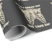 Funny Radiology Xray Skeleton Rad Technoloog Cadeaupapier (Rol Hoek)