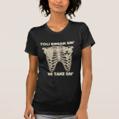 Funny Radiology Xray Skeleton Rad Technoloog T-shirt (Voorkant)