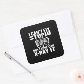 Funny Radiology Xray Vierkante Sticker (Envelop)