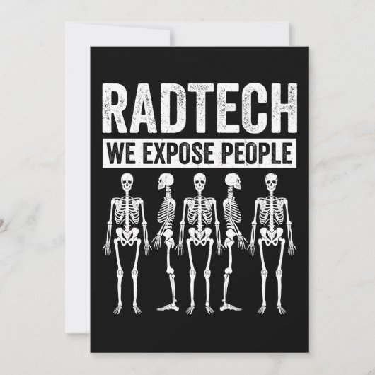 Funny Radioloog Joke Radiology Humor Rad Tech Kaart (Voorkant)