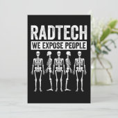 Funny Radioloog Joke Radiology Humor Rad Tech Kaart (Staand voorkant)