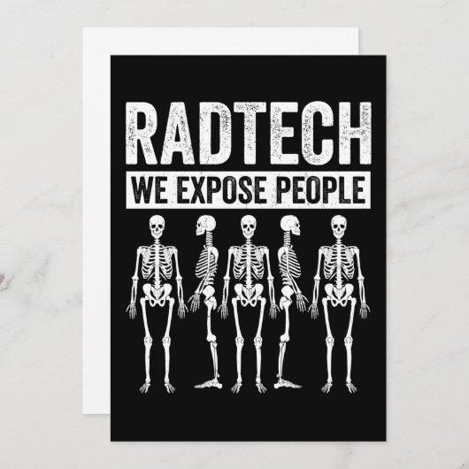 Funny Radioloog Joke Radiology Humor Rad Tech Kaart (Voorkant / Achterkant)