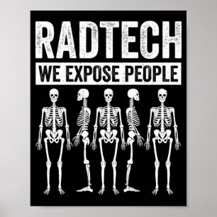 Funny Radioloog Joke Radiology Humor Rad Tech Poster