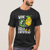 Funny Radler Beer Drinker Gezegde Wie Radler T-shirt (Voorkant)