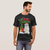 Funny Ragdoll Cat Lover Xmas Lighting Ragdoll Cat T-shirt (Voorkant volledig)