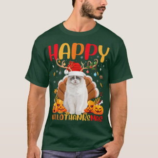 Funny Ragdoll Hondenliefhebber Happy Ragdoll Hello T-shirt
