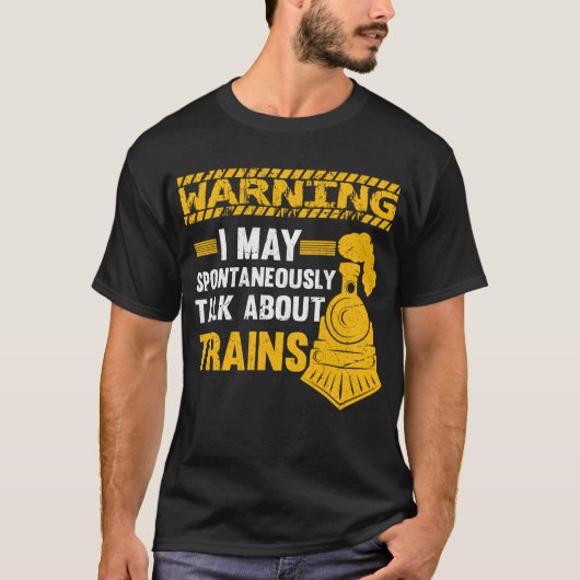 Funny Railfan Quote Trainspotter Train Lover Railr T-shirt (Voorkant)