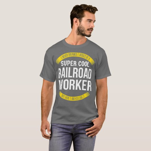 Funny Railroad Worker Tshirts Gift Appreciation (Voorkant volledig)