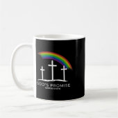 Funny Rainbow Christ Cross - Christian Quote God's Koffiemok (Links)