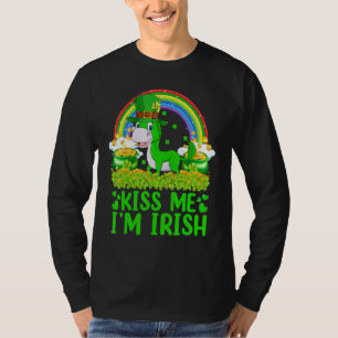 Funny Rainbow Kiss Ik ben Irish Mule St Patrick's T-shirt
