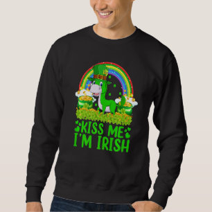 Funny Rainbow Kiss Ik ben Irish Mule St Patrick's Trui