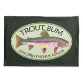 Funny Rainbow Trout Bum Kussensloop (Achterkant)