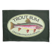 Funny Rainbow Trout Bum Kussensloop (Voorkant)