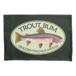 Funny Rainbow Trout Bum Kussensloop