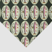 Funny Rainbow Trout Bum Vist Tissuepapier (Detail)