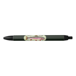 Funny Rainbow Trout Bum Vist Zwarte Inkt Pen