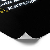 Funny Ramadan Mubarak Kareem voor islamitische mos Poster (Hoek)