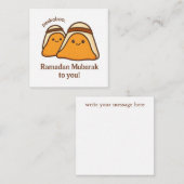Funny Ramadan Mubarak To You Notitiekaartje (Voorkant / Achterkant)