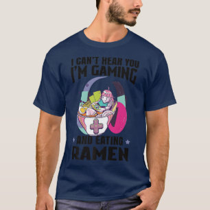 Funny Ramen Bowl Japan Asia Gamer Gaming T-shirt