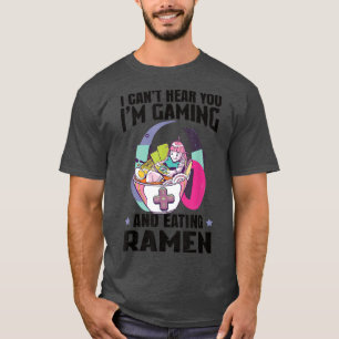 Funny Ramen Bowl Japan Asia Gamer Gaming T-shirt