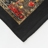 Funny Ramen Cat Noodle Lovers Anime Otaku  Fleece Deken (Hoek)