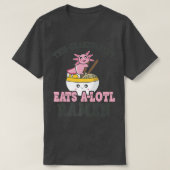 Funny Ramen liefhebbend grootouder Cute Axolotl Ea T-shirt (Design voorkant)