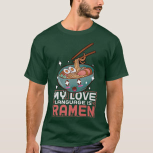 Funny Ramen Merch For Anime Lovers Kawaii Japanes T-shirt