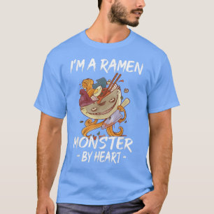 Funny Ramen Monster door Heart - Ramen T-shirt
