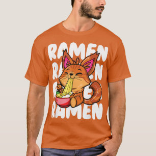 Funny ramen noedels belangrijkste coon ramen kat k t-shirt