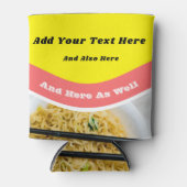 Funny Ramen Noodles Packet Custom Message Blikjeskoeler (Voorkant)