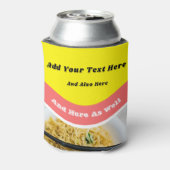 Funny Ramen Noodles Packet Custom Message Blikjeskoeler (Blikje Achterkant)