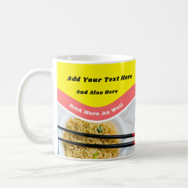 Funny Ramen Noodles Packet Custom Message Koffiemok