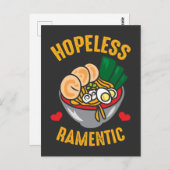 Funny Ramen Noodles Pun Romantic Lover Briefkaart (Voorkant / Achterkant)
