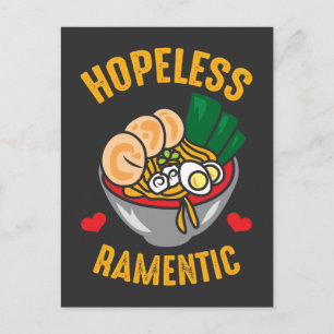 Funny Ramen Noodles Pun Romantic Lover Briefkaart