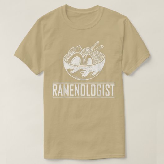 Funny Ramenologist - Ramen T-shirt (Design voorkant)